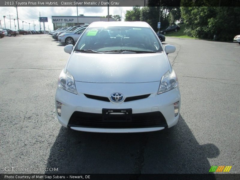 Classic Silver Metallic / Dark Gray 2013 Toyota Prius Five Hybrid