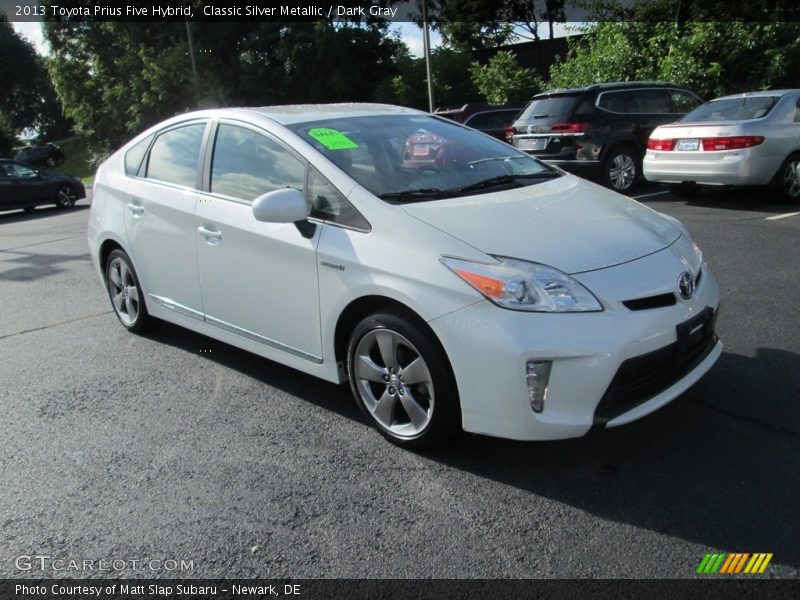 Classic Silver Metallic / Dark Gray 2013 Toyota Prius Five Hybrid