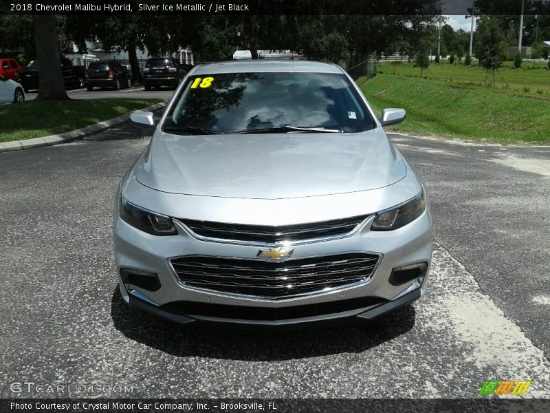 Silver Ice Metallic / Jet Black 2018 Chevrolet Malibu Hybrid