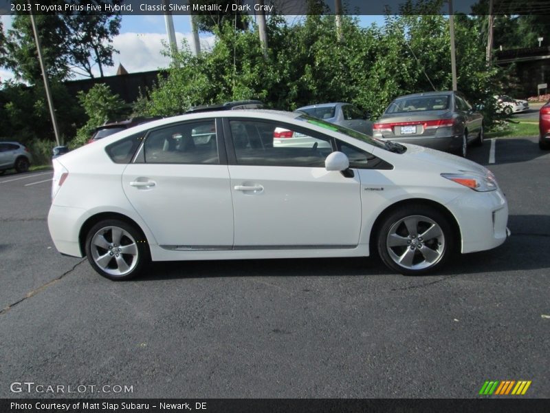 Classic Silver Metallic / Dark Gray 2013 Toyota Prius Five Hybrid