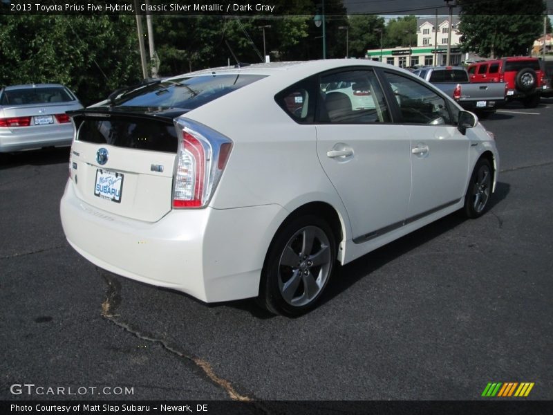 Classic Silver Metallic / Dark Gray 2013 Toyota Prius Five Hybrid