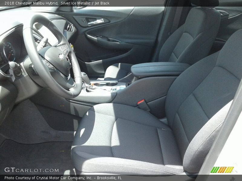 Silver Ice Metallic / Jet Black 2018 Chevrolet Malibu Hybrid