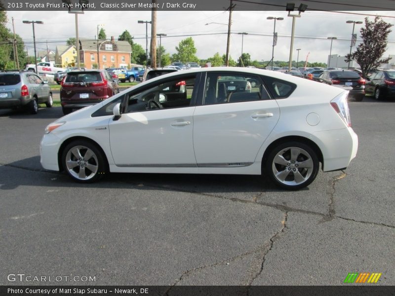 Classic Silver Metallic / Dark Gray 2013 Toyota Prius Five Hybrid