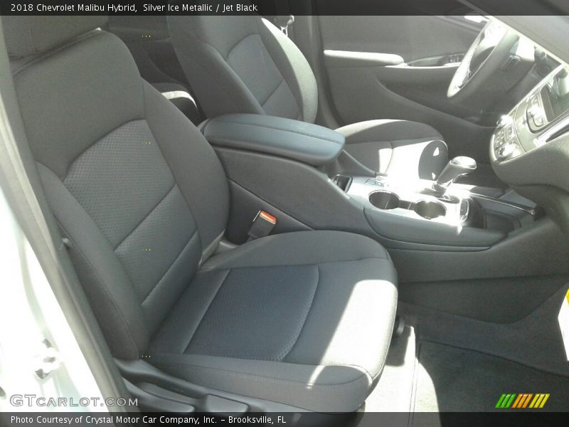 Silver Ice Metallic / Jet Black 2018 Chevrolet Malibu Hybrid