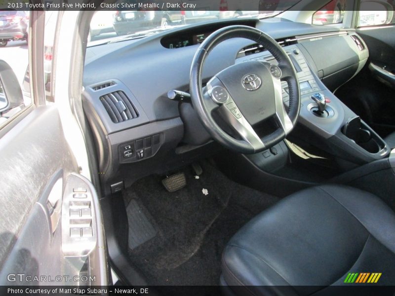 Classic Silver Metallic / Dark Gray 2013 Toyota Prius Five Hybrid