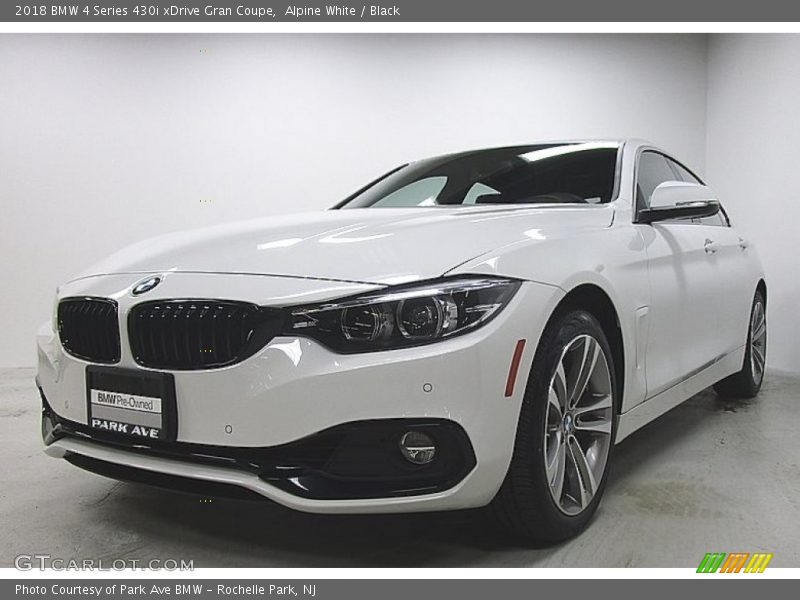 Alpine White / Black 2018 BMW 4 Series 430i xDrive Gran Coupe