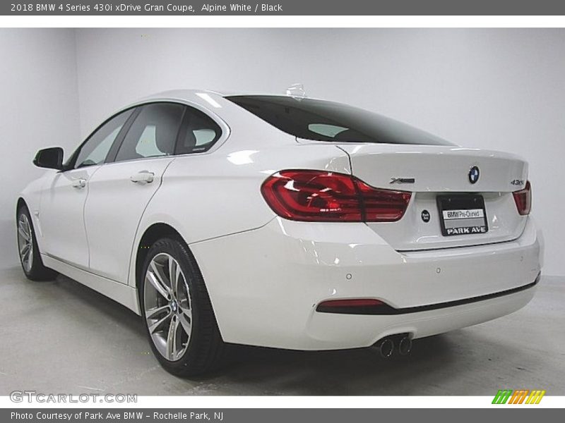 Alpine White / Black 2018 BMW 4 Series 430i xDrive Gran Coupe