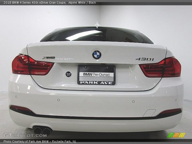 Alpine White / Black 2018 BMW 4 Series 430i xDrive Gran Coupe