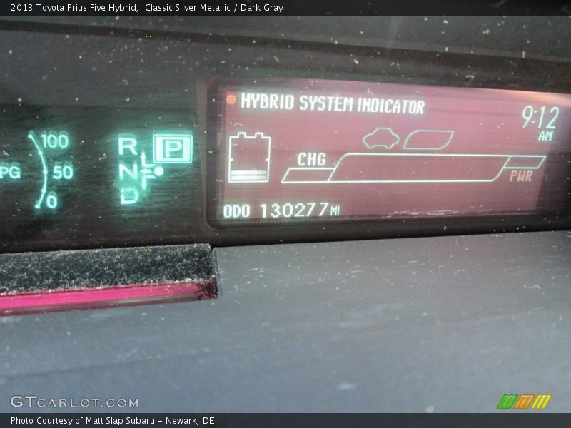 Classic Silver Metallic / Dark Gray 2013 Toyota Prius Five Hybrid