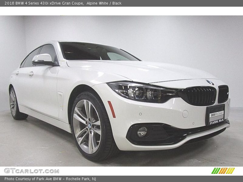 Alpine White / Black 2018 BMW 4 Series 430i xDrive Gran Coupe