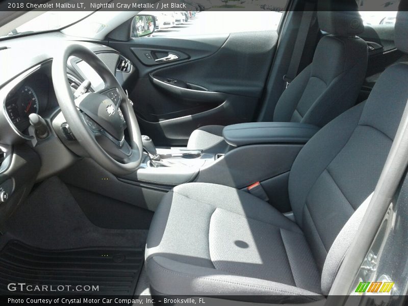 Nightfall Gray Metallic / Jet Black 2018 Chevrolet Malibu LT