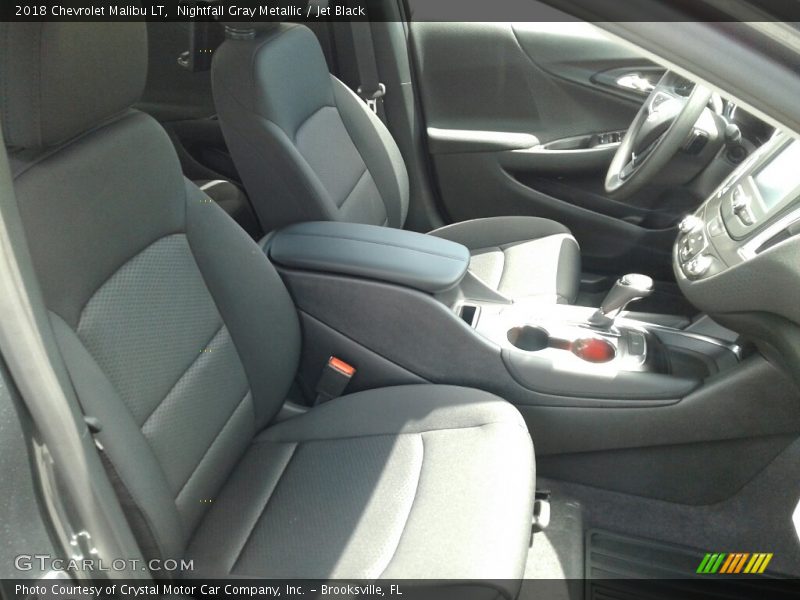 Nightfall Gray Metallic / Jet Black 2018 Chevrolet Malibu LT