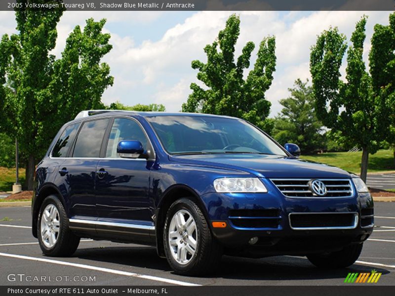 Shadow Blue Metallic / Anthracite 2005 Volkswagen Touareg V8