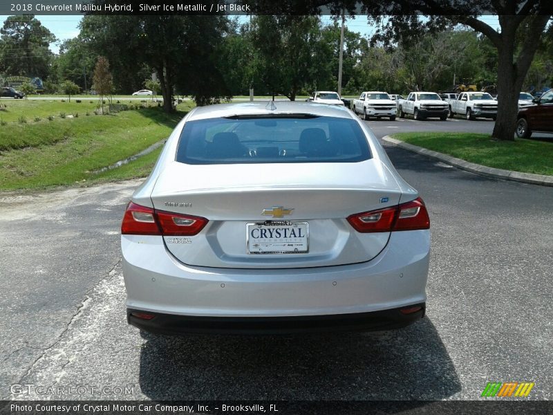 Silver Ice Metallic / Jet Black 2018 Chevrolet Malibu Hybrid