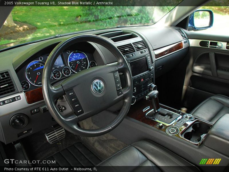 Shadow Blue Metallic / Anthracite 2005 Volkswagen Touareg V8