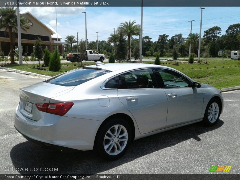 Silver Ice Metallic / Jet Black 2018 Chevrolet Malibu Hybrid
