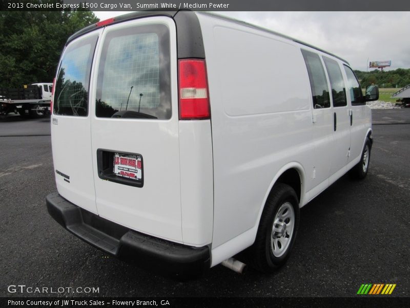 Summit White / Medium Pewter 2013 Chevrolet Express 1500 Cargo Van