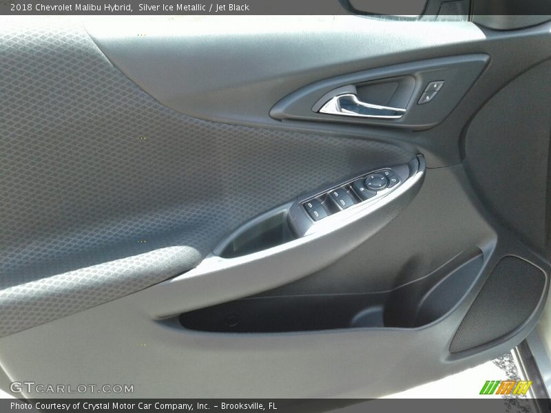 Silver Ice Metallic / Jet Black 2018 Chevrolet Malibu Hybrid