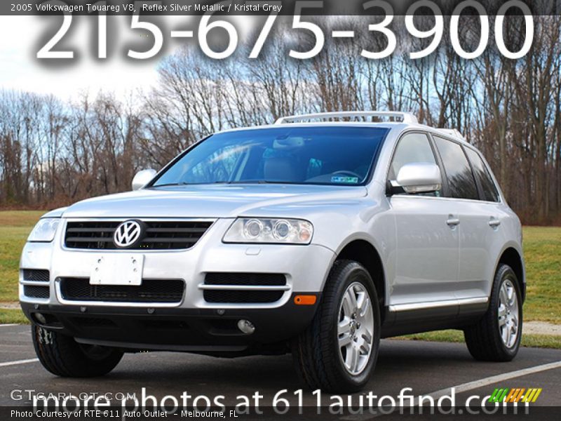 Reflex Silver Metallic / Kristal Grey 2005 Volkswagen Touareg V8