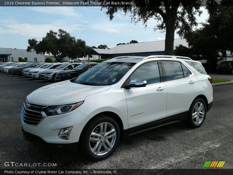 Iridescent Pearl Tricoat / Jet Black/Brandy 2019 Chevrolet Equinox Premier