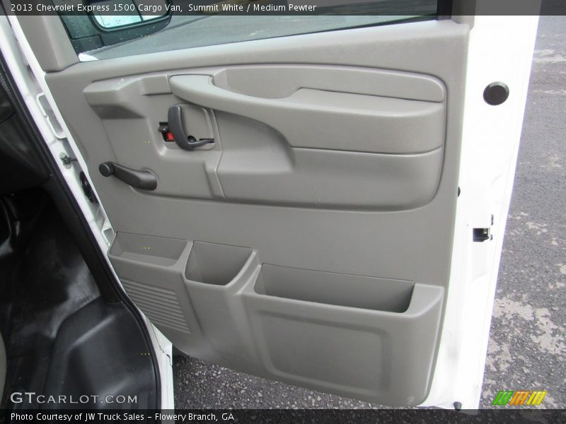 Summit White / Medium Pewter 2013 Chevrolet Express 1500 Cargo Van