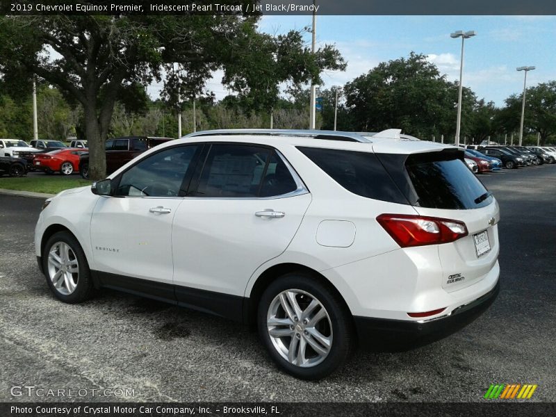 Iridescent Pearl Tricoat / Jet Black/Brandy 2019 Chevrolet Equinox Premier