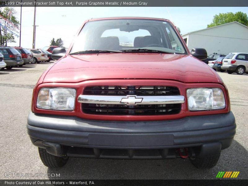 Purple Graphite Metallic / Medium Gray 1999 Chevrolet Tracker Soft Top 4x4