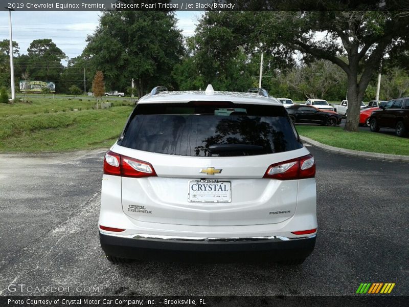 Iridescent Pearl Tricoat / Jet Black/Brandy 2019 Chevrolet Equinox Premier