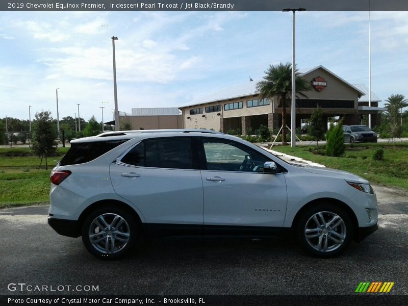 Iridescent Pearl Tricoat / Jet Black/Brandy 2019 Chevrolet Equinox Premier