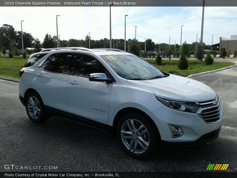 Iridescent Pearl Tricoat / Jet Black/Brandy 2019 Chevrolet Equinox Premier