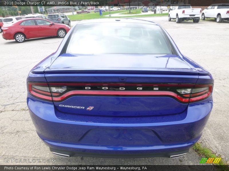 IndiGo Blue / Pearl/Black 2018 Dodge Charger GT AWD