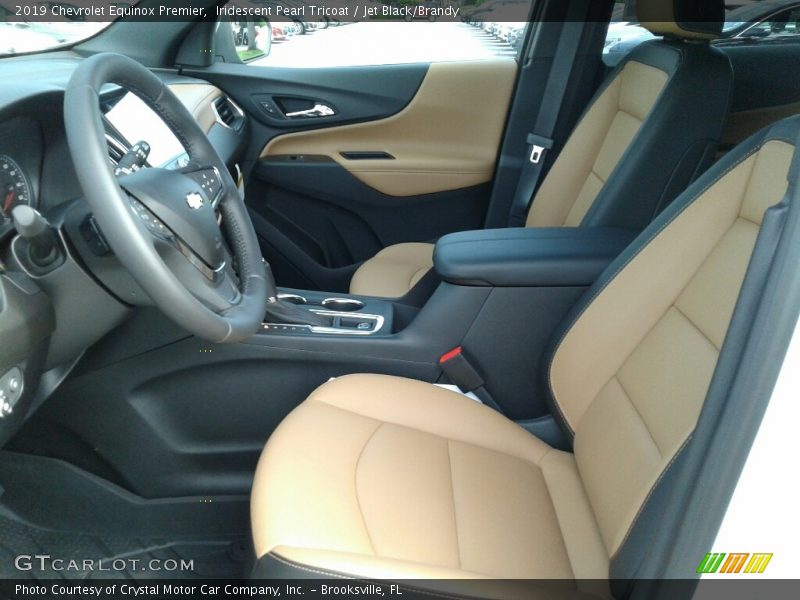 Iridescent Pearl Tricoat / Jet Black/Brandy 2019 Chevrolet Equinox Premier