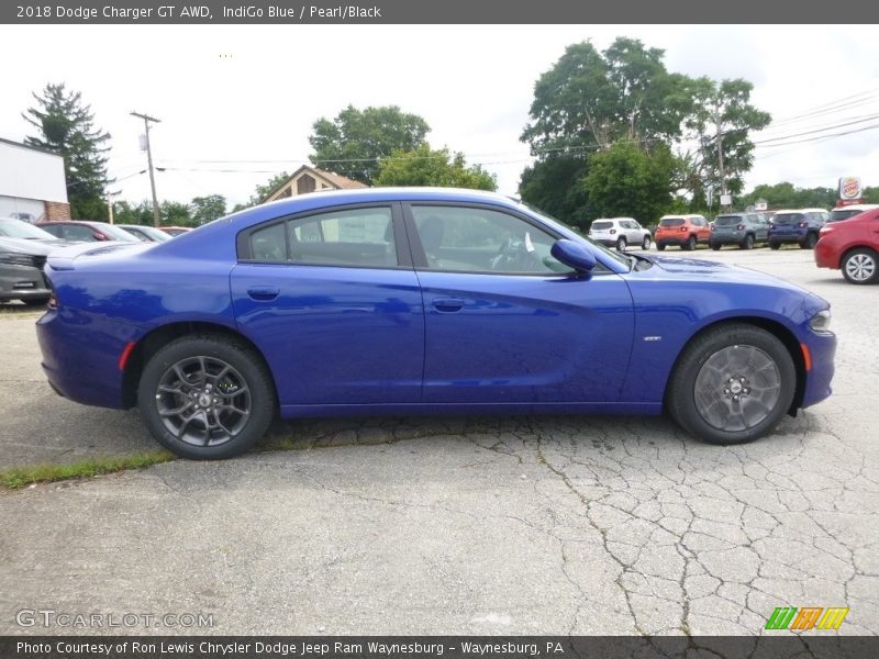 IndiGo Blue / Pearl/Black 2018 Dodge Charger GT AWD