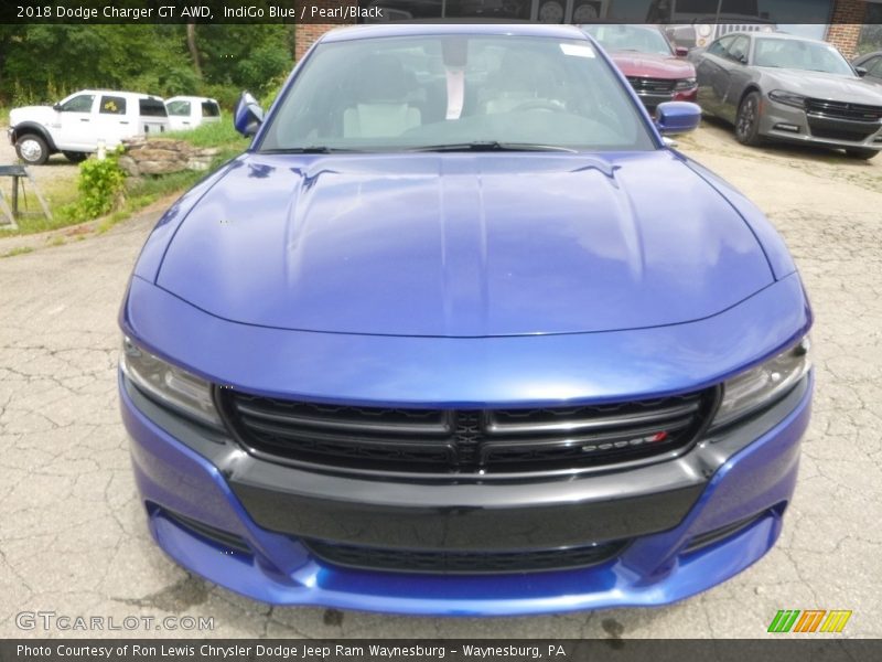 IndiGo Blue / Pearl/Black 2018 Dodge Charger GT AWD