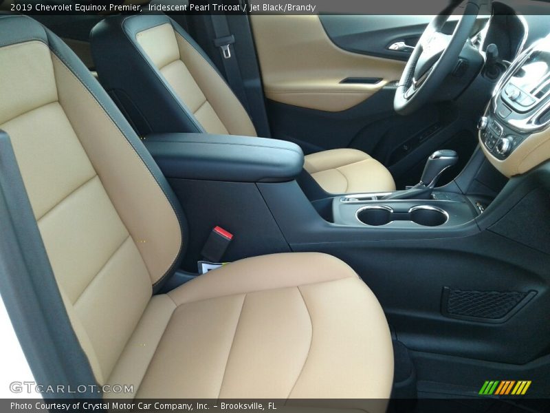 Iridescent Pearl Tricoat / Jet Black/Brandy 2019 Chevrolet Equinox Premier