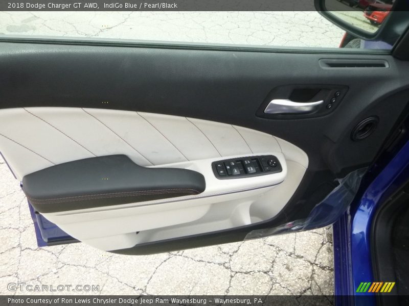 IndiGo Blue / Pearl/Black 2018 Dodge Charger GT AWD