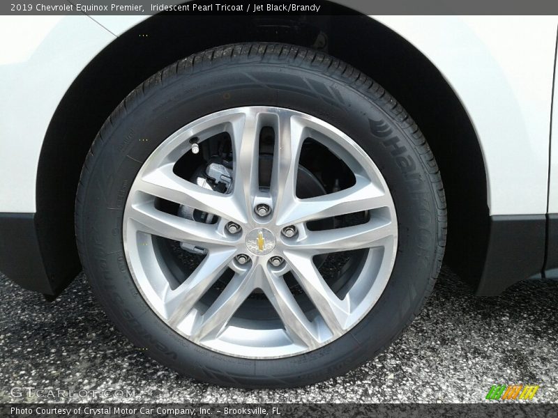 Iridescent Pearl Tricoat / Jet Black/Brandy 2019 Chevrolet Equinox Premier