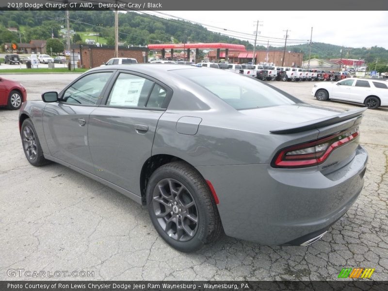 Destroyer Gray / Black 2018 Dodge Charger GT AWD
