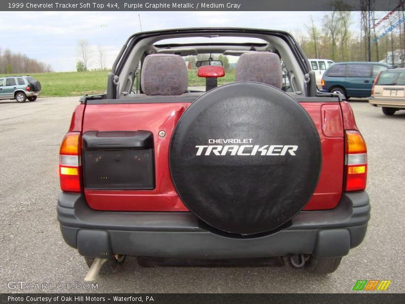 Purple Graphite Metallic / Medium Gray 1999 Chevrolet Tracker Soft Top 4x4