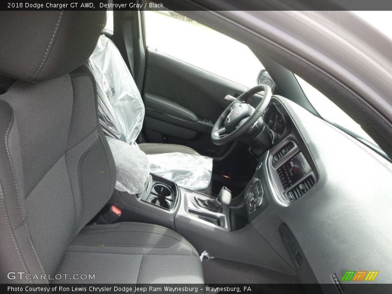 Destroyer Gray / Black 2018 Dodge Charger GT AWD