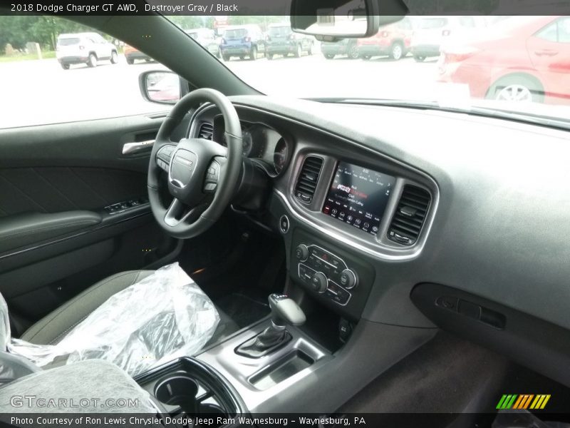 Destroyer Gray / Black 2018 Dodge Charger GT AWD