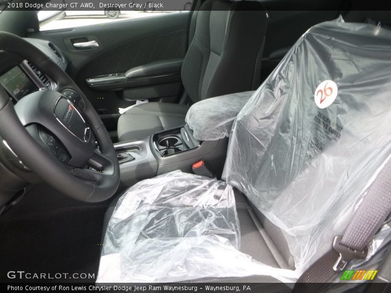 Destroyer Gray / Black 2018 Dodge Charger GT AWD