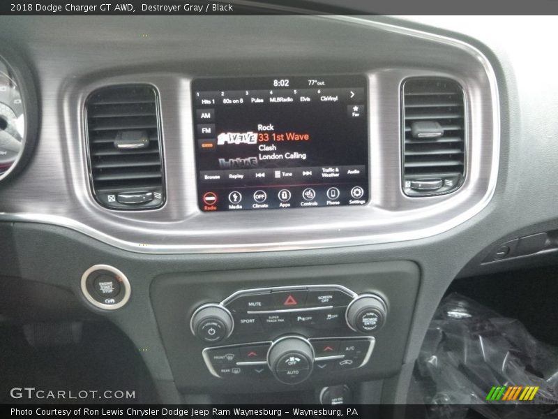 Destroyer Gray / Black 2018 Dodge Charger GT AWD
