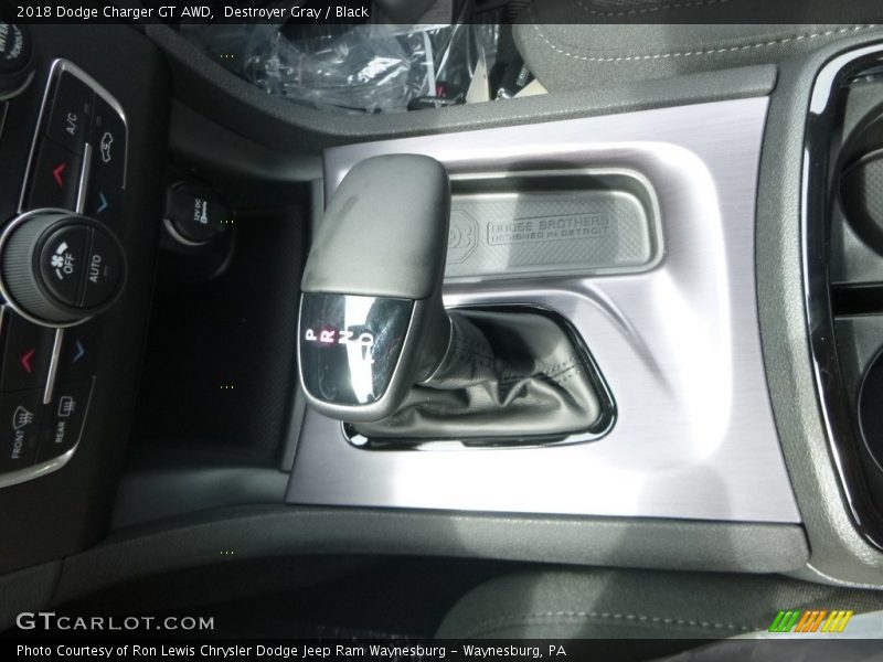 Destroyer Gray / Black 2018 Dodge Charger GT AWD