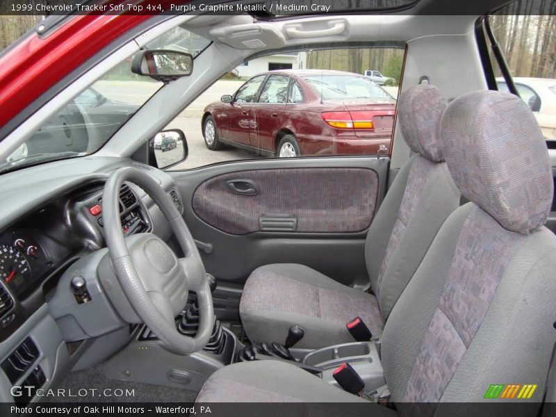 Purple Graphite Metallic / Medium Gray 1999 Chevrolet Tracker Soft Top 4x4