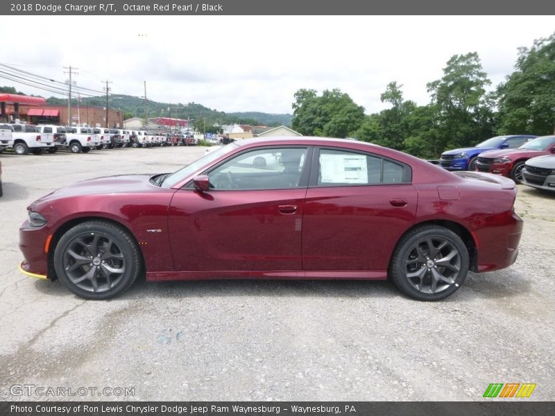 Octane Red Pearl / Black 2018 Dodge Charger R/T