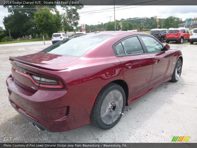 Octane Red Pearl / Black 2018 Dodge Charger R/T
