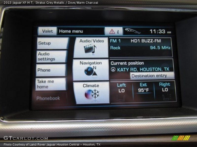 Stratus Grey Metallic / Dove/Warm Charcoal 2013 Jaguar XF I4 T