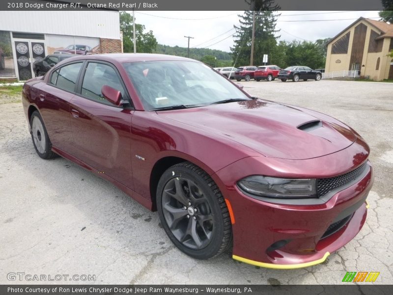 Octane Red Pearl / Black 2018 Dodge Charger R/T