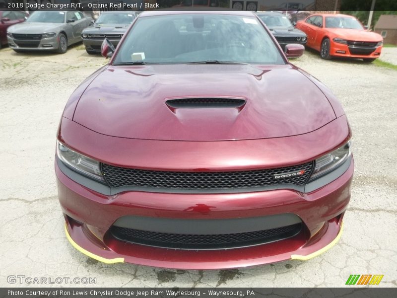 Octane Red Pearl / Black 2018 Dodge Charger R/T